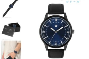 青ブタ キャラモチーフが日常に溶け込む 黒を基調とした腕時計 1月発売