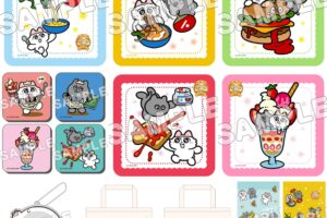 アニメ「ンめねこ」ンめイドCAFEコラボ 新規描き下ろしグッズ 10月発売