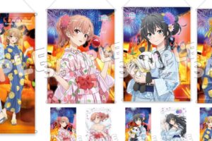 俺ガイル C106先行 涼やかなまとめ髪&浴衣の描き下ろしグッズ 10月発売