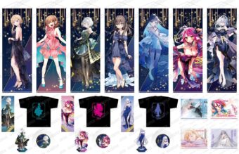 MF文庫J『秋の学園祭2025』ドレス姿の描き下ろしグッズ 2026年2月発売