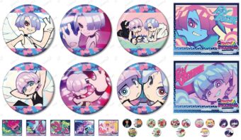 Newパンスト ポリポリ兄弟らのキャラ別缶バッジなど新作グッズ 3月発売