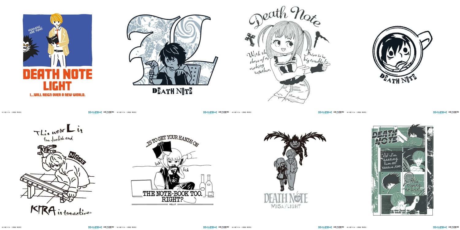 DEATH NOTE 夜神月・L・リューク・ミサミサ ゆるかわ新作グッズ登場
