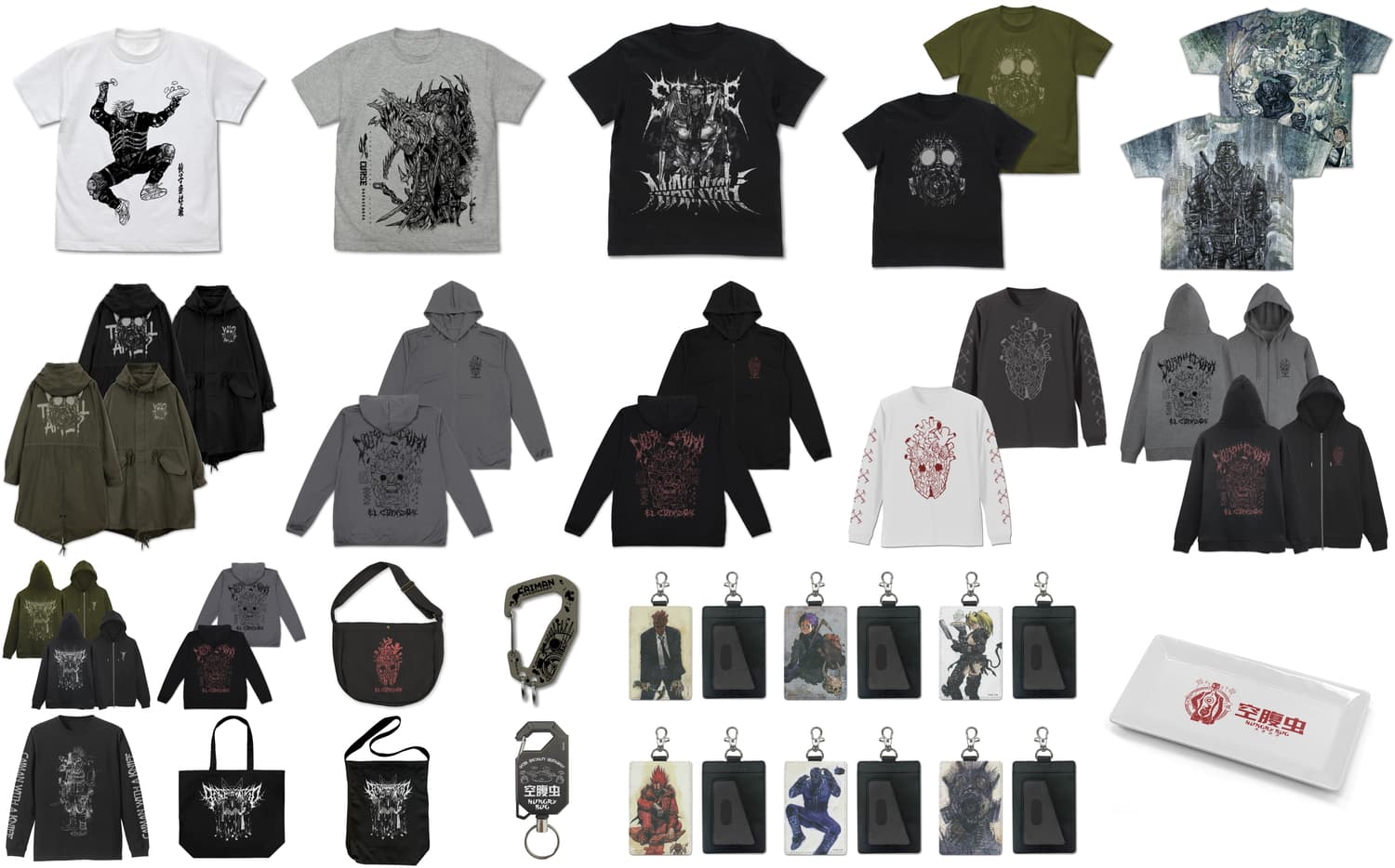 ドロヘドロ 世界観を日常で味わえる新作Tシャツ・グッズ 4月発売