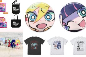 Newパンスト 顔ドアップの缶バッジが新鮮! 天使姉妹らの新作グッズ登場