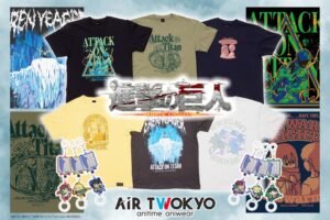 進撃の巨人×AIR TWOKYO 名シーンをまとうコラボ第11弾登場! 受注開始