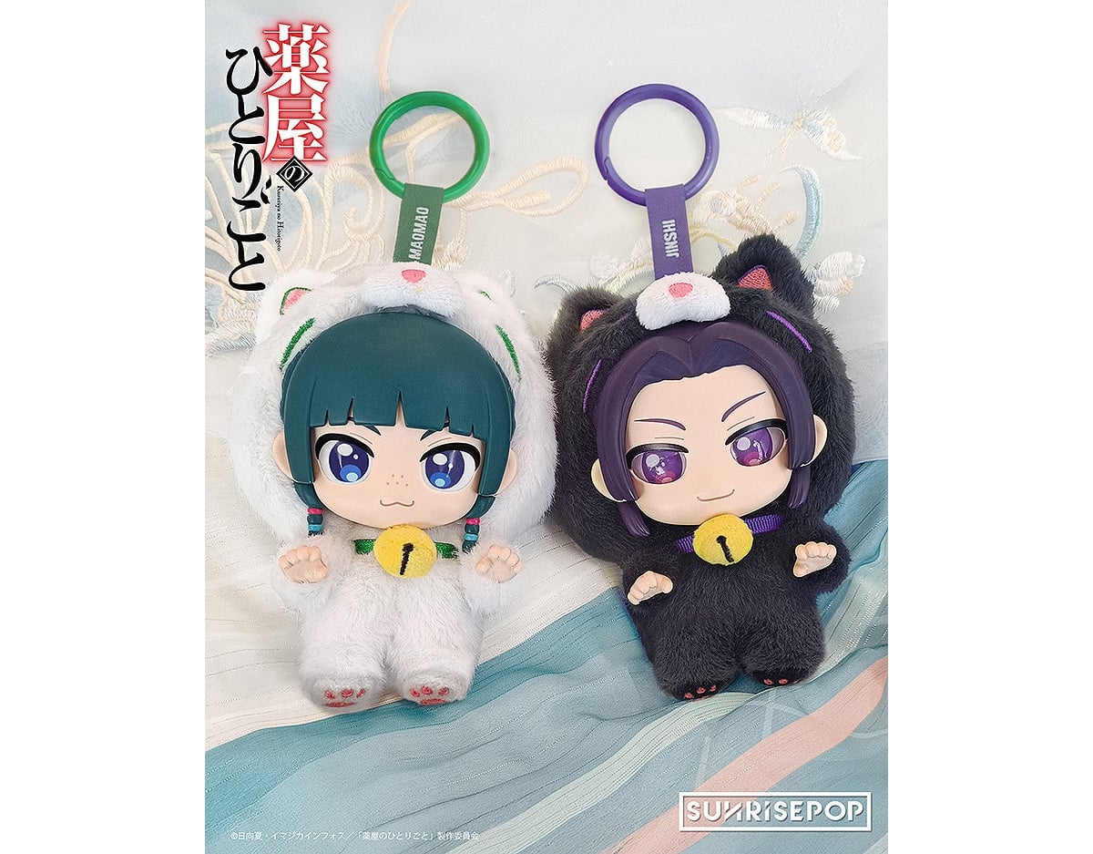 薬屋のひとりごと 猫猫&壬氏がソフビ×ふわふわ新作ぬいぐるみに6月発売
