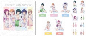 女神のカフェテラス 白菊ら5人の描き下ろしYシャツ Ver.グッズ 9月発売!