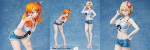 女神のカフェテラス 海の家編衣装の月島流星/鳳凰寺紅葉 フィギュア登場!