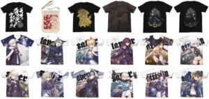 Fate/Grand Order (FGO) 金のノッブやフルカラー英霊Tシャツ 4月再販!
