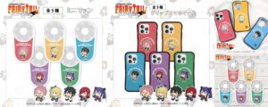 FAIRY TAIL 100年クエスト ミニキャラのスマホケース&amp;ミニファン 登場!