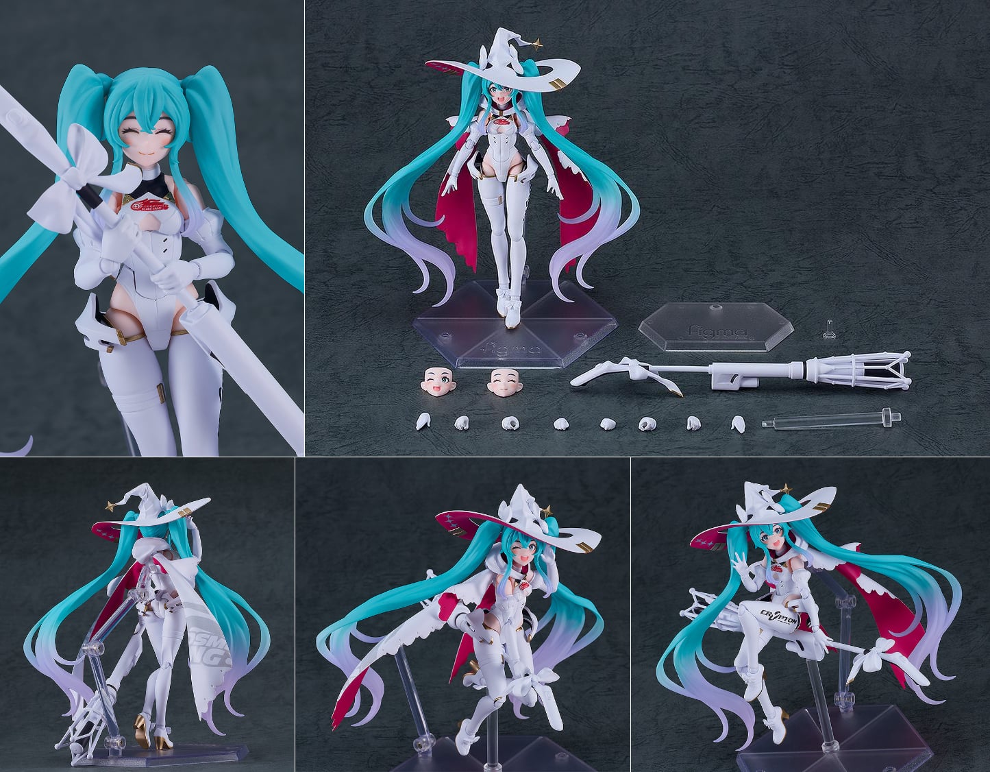 初音ミク 2024年度レーシングミク figmaで登場! モグモ氏デザインを再現