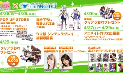 ウマ娘 プリティーダービー × 笠松けいば 4月26日よりコラボ