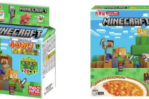 マインクラフト コラボふりかけ & カレー 丸美屋より2025年2月20日発売!