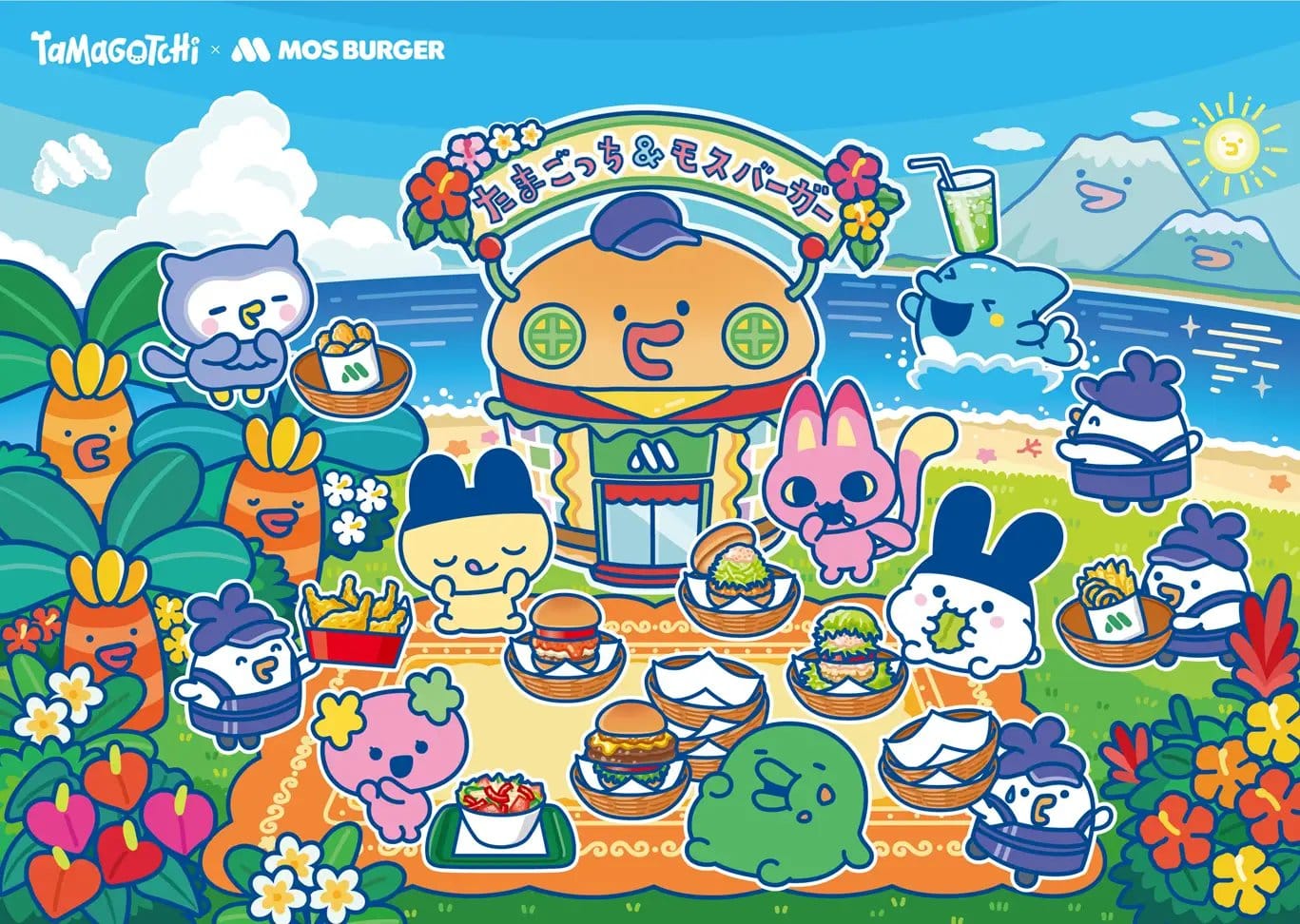たまごっち × モスバーガー ワイワイセット 7月15日より発売!