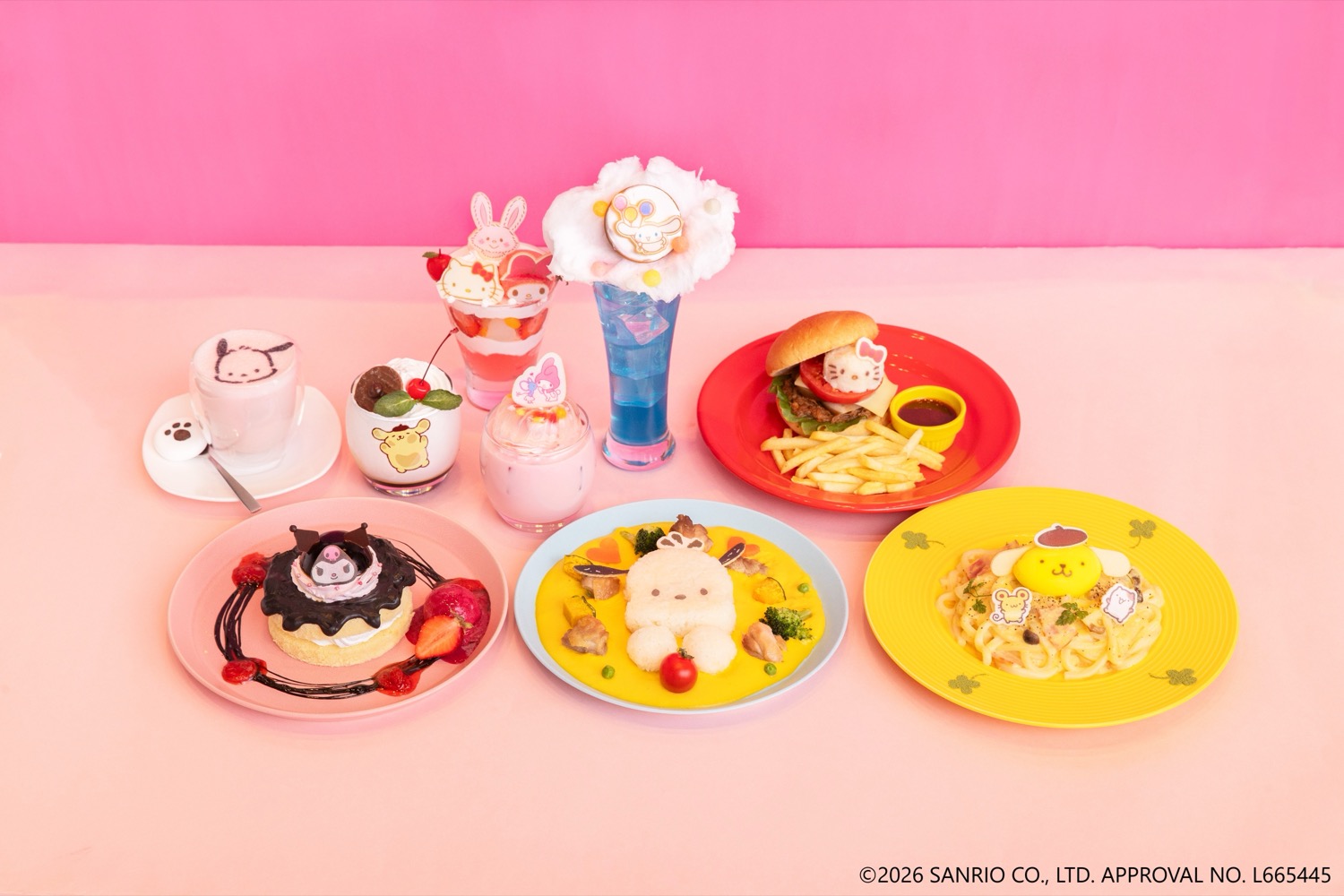 サンリオ展 開催記念 コラボカフェ in 森タワー 4月9日スタート!