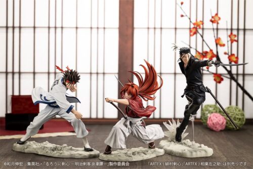 るろうに剣心 和月先生完全監修「剣心 / 左之助 / 斎藤」のフィギュア登場!