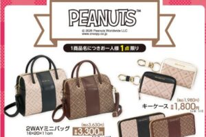 PEANUTS × アベイル 5月9日よりバッグなどが登場!