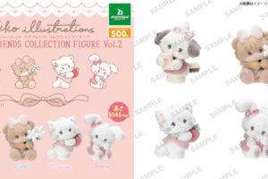 mikko illustrations コレクションフィギュアが8月よりカプセルトイに登場!