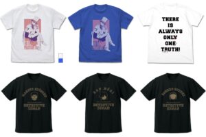 名探偵コナン 怪盗キッドや名台詞などデザインしたTシャツ 6月発売!