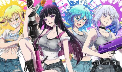 ロックレディ 夏の描き下ろし解禁!ライブMC中の水遊び姿がグッズで登場