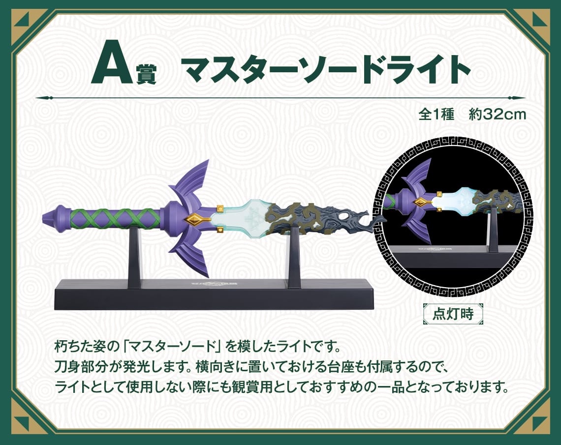 ゼルダの伝説 ティアーズオブザキングダム 一番くじ H賞など くじ 賞