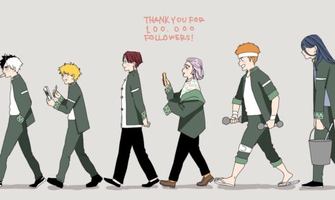 ウィンドブレイカー フォロワー10万人記念の描き下ろしイラスト解禁!