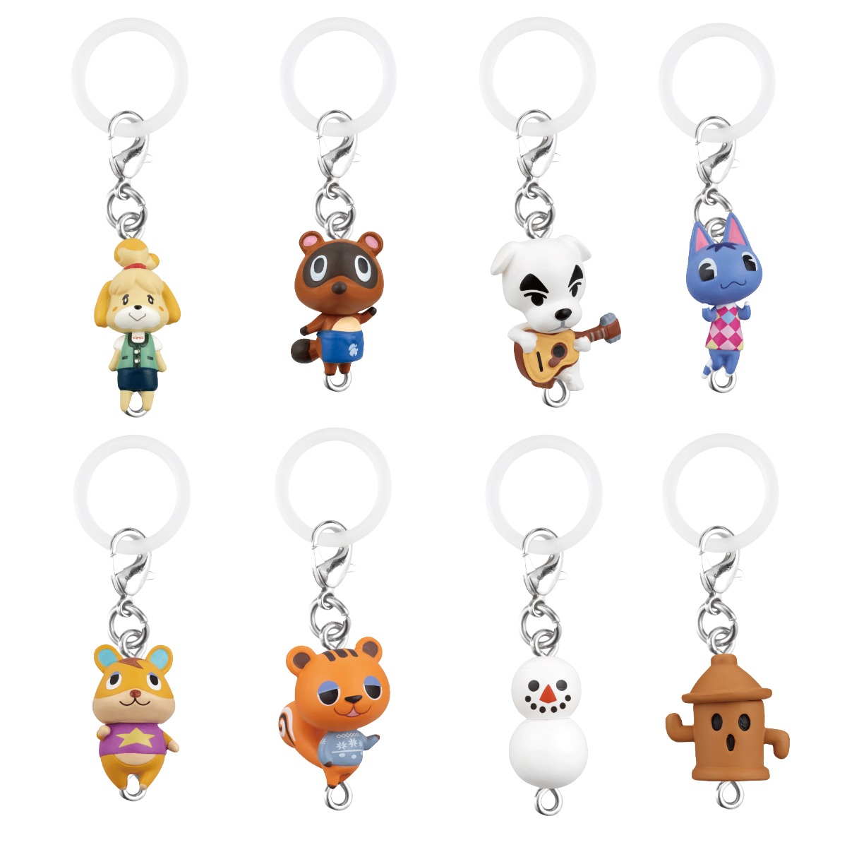 どうぶつの森 つながるリングチャーム カプセルトイ 8月発売!