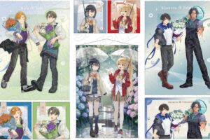 AHSキャラクターズ 雨と花に彩られた新作グッズ 9月一般発売!