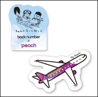 back number × Peach ポップアップストア in 関西空港 9月30日より開催!