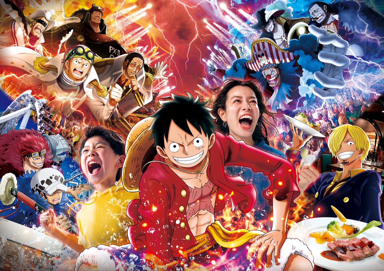 ワンピース・プレミア・サマー2025 in USJ 7月1日よりスタート!