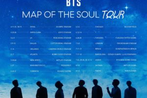 BTS (防弾少年団) ワールドツアー MAP OF THE SOUL TOUR 開催決定!