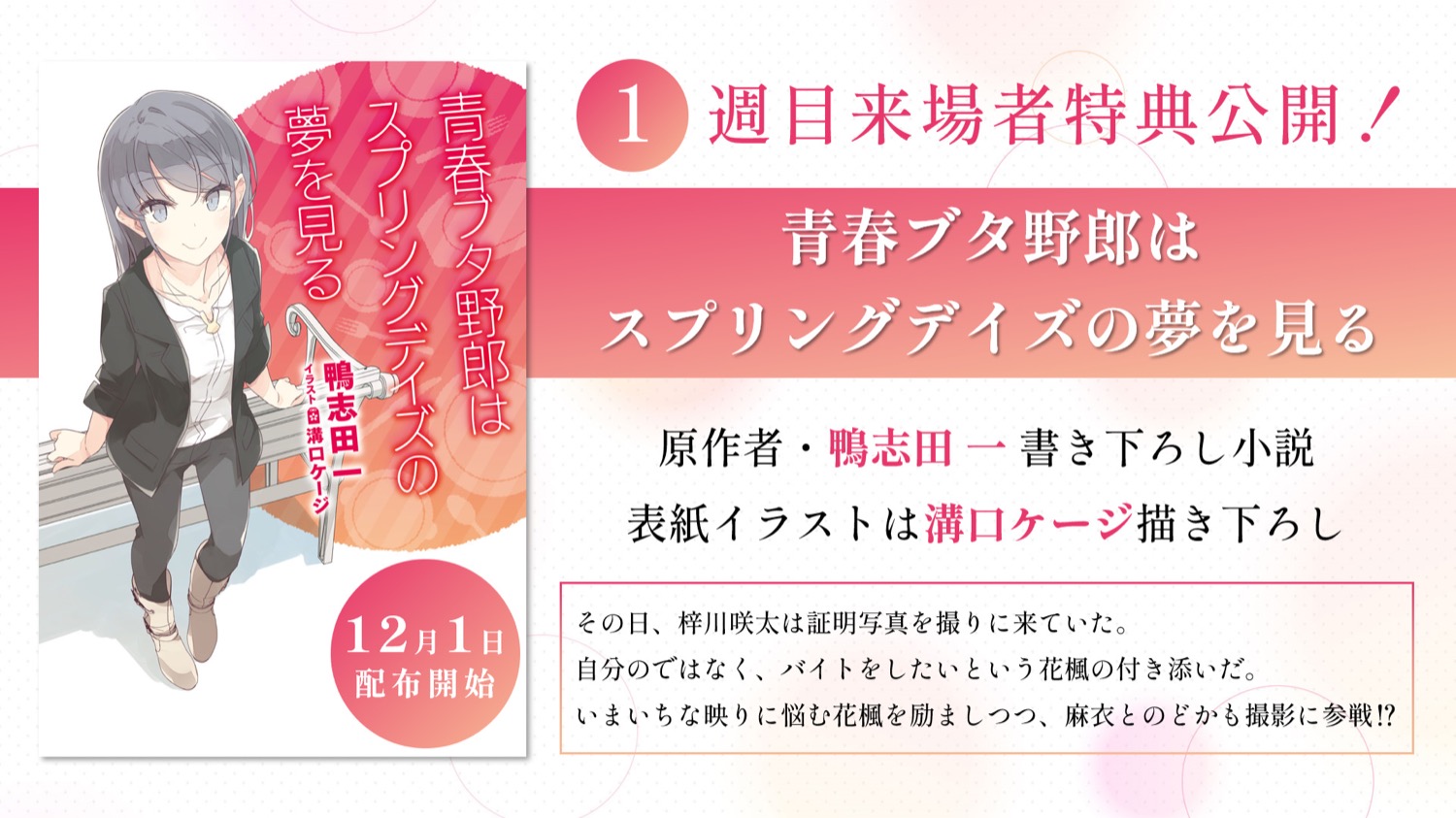 新作人気 青春ブタ野郎はスプリングデイズの夢をみる 劇場 特典 全3種