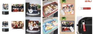 けいおん!  唯・澪・律・紬・梓の集合イラスト使用 新作グッズ 9月発売!