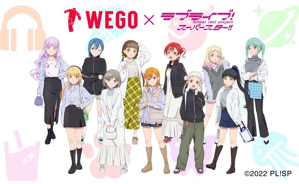 ラブライブ! × WEGO 8月31日よりコラボ第4弾アイテム登場!