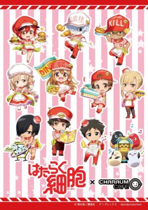 はたらく細胞 in キャラウムカフェ池袋 3.30-4.29 コラボカフェ開催!!