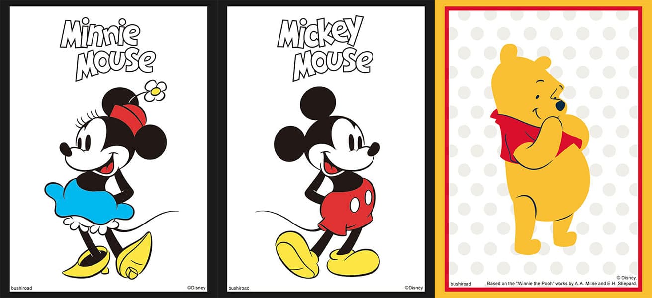 Disney ミッキー・ミニー・くまのプーさんのカードサプライ 8月発売!