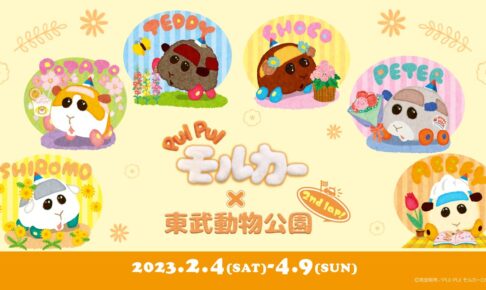PUI PUI モルカー × 東武動物公園 コラボイベント第2弾 2月4日より開催!
