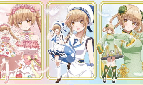 お隣の天使様 3パターンの衣装を着た真昼の描き下ろしグッズ 10月発売!