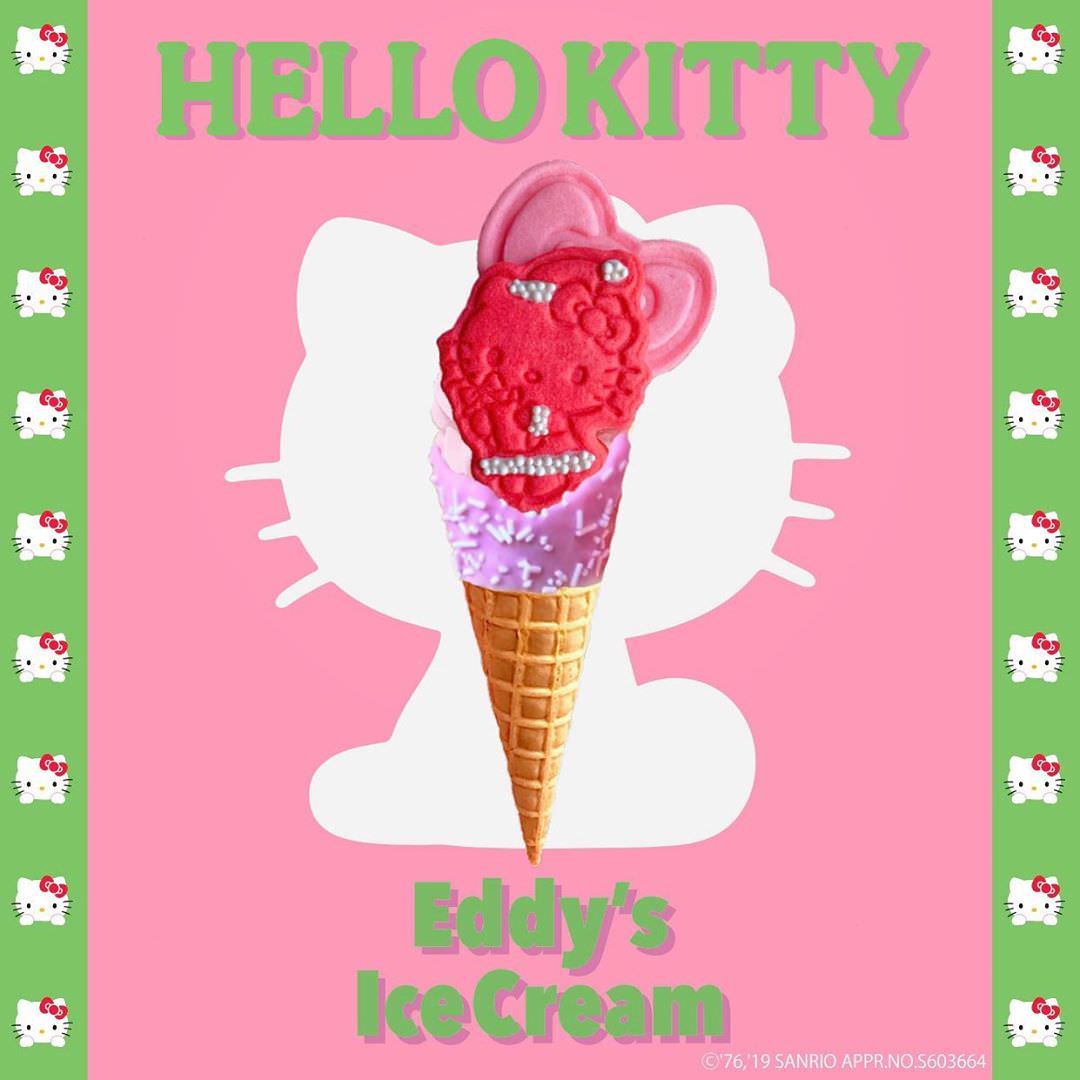 ハローキティ Eddy S Icecream原宿 12 5よりキティアイス発売中