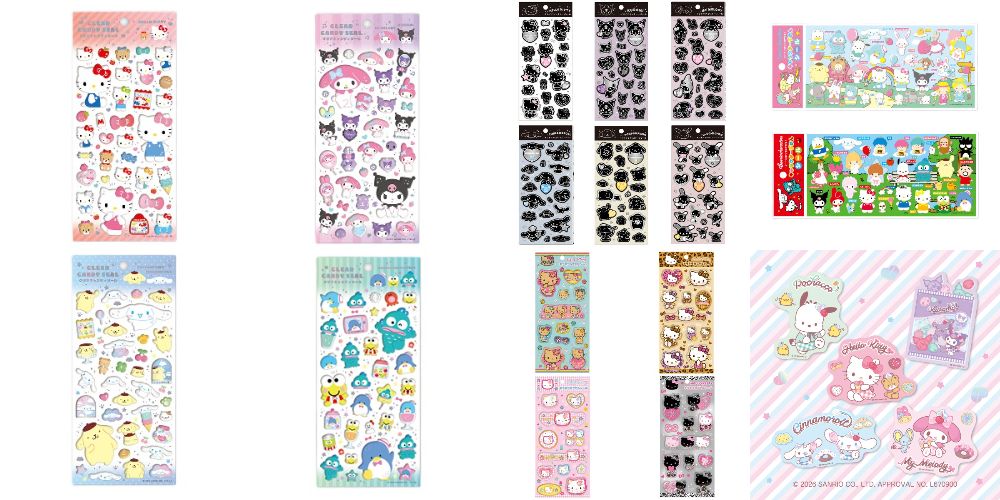 サンリオ 新作シール各種 ファミマにて8月8日より順次発売!