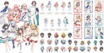 AHS 20周年 記念ライブの描き下ろし & ミニキャラグッズ 1月一般発売!