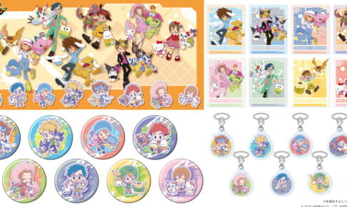 デジモンアドベンチャー × サンリオ コラボ 等身&ミニキャラグッズ 発売!