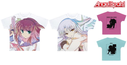 アニメ「Angel Beats!」立華かなでを描いた”Ani-Art 天使Tシャツ” 8月発売