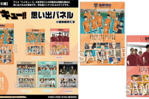 ハイキュー!! 烏野・音駒など各校の”場面写”使用「思い出パネル」9月再販!