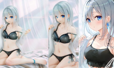 ふーみイラスト「おきがえ中の銀髪ちゃん」限定衣装Ver フィギュア 発売!