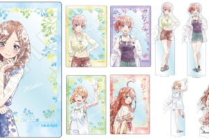 五等分の花嫁*「こもれびアート 第二弾」五つ子達の新作グッズ 1月発売!