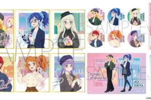 アイカツ! お忍びで食べ歩きを楽しむアイドル達の描き下ろしグッズ 発売!