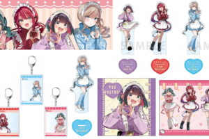 ばっどがーる 優・涼らジャージメイド姿の描き下ろしグッズ 9月一般発売!