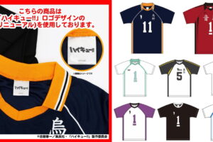 ハイキュー!! 全8校の「ユニフォーム」タグをリニューアルして12月発売!