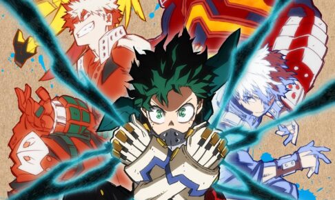 馬越嘉彦 直筆イラスト 爆豪＆切島僕のヒーローアカデミア2018年